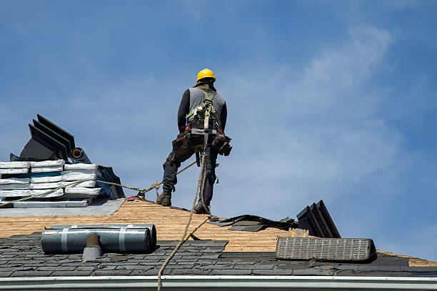 Professional Roof Replacement technician working in Hebron, PA